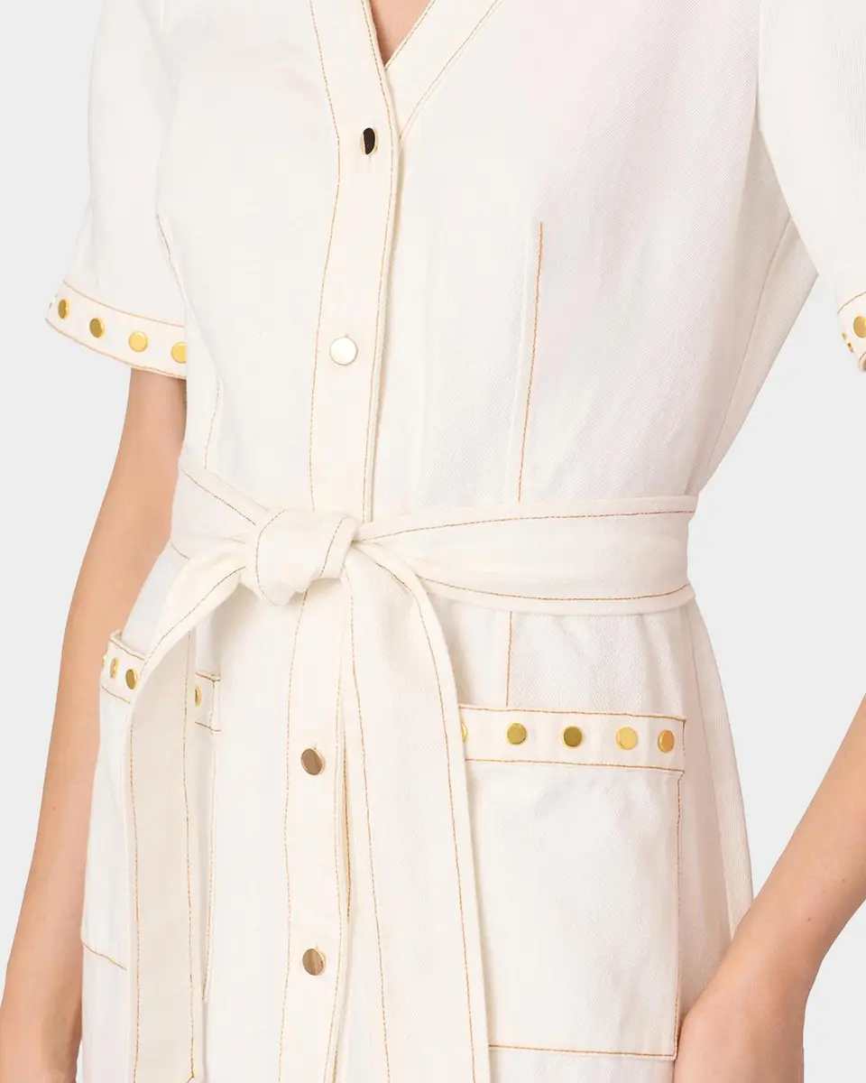 Shoshanna Laurie Denim Mini Shirtdress | Thumbnail 4 Shoshanna Laurie Denim Mini Shirtdress | Thumbnail 4
