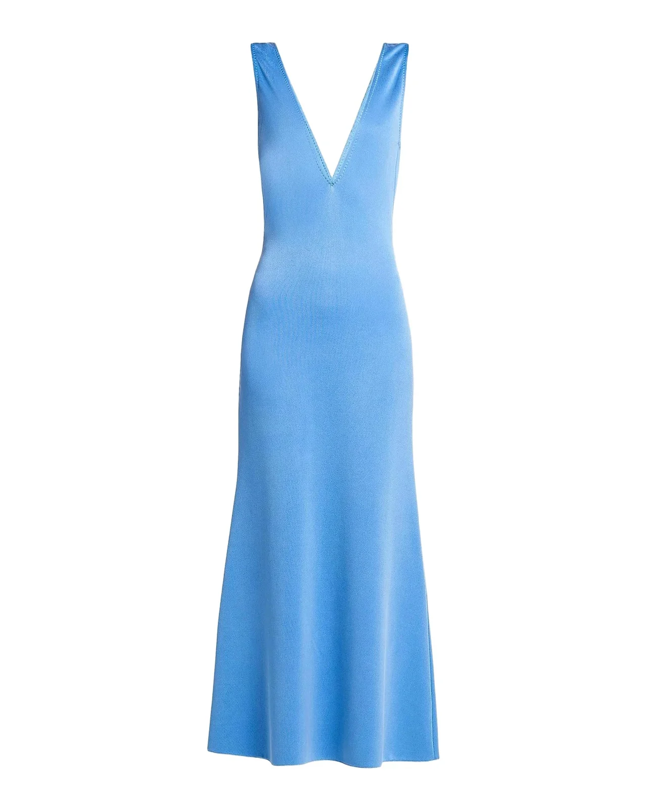 Tom Ford Double-Face Plunging V-Neck Dress