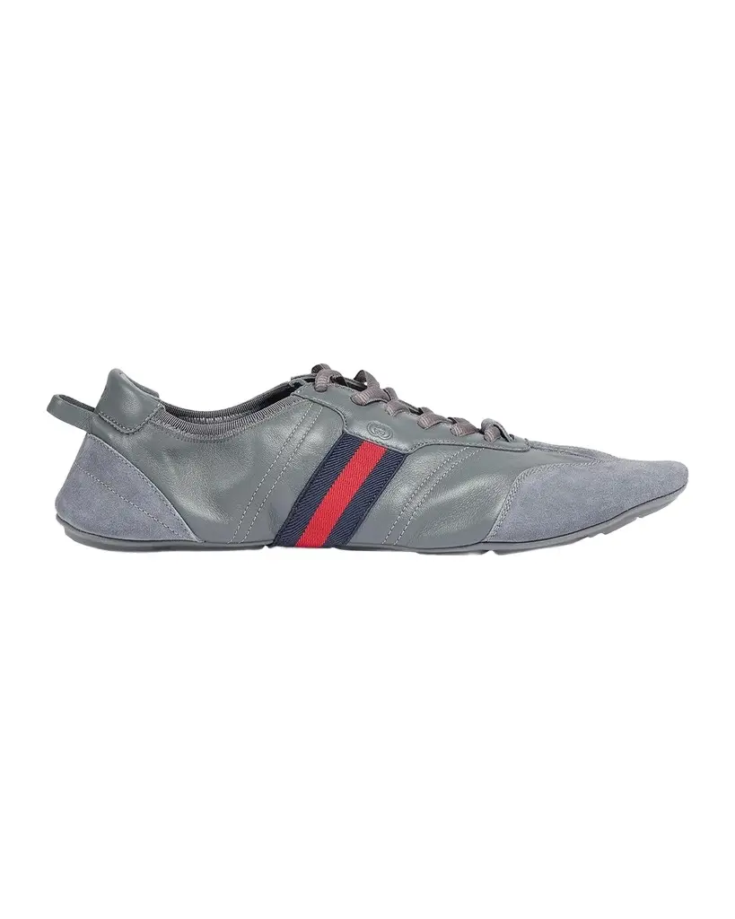 Gucci Men's Flex Suede Low-Top Sneakers | Image 1 Gucci Men's Flex Suede Low-Top Sneakers | Image 1