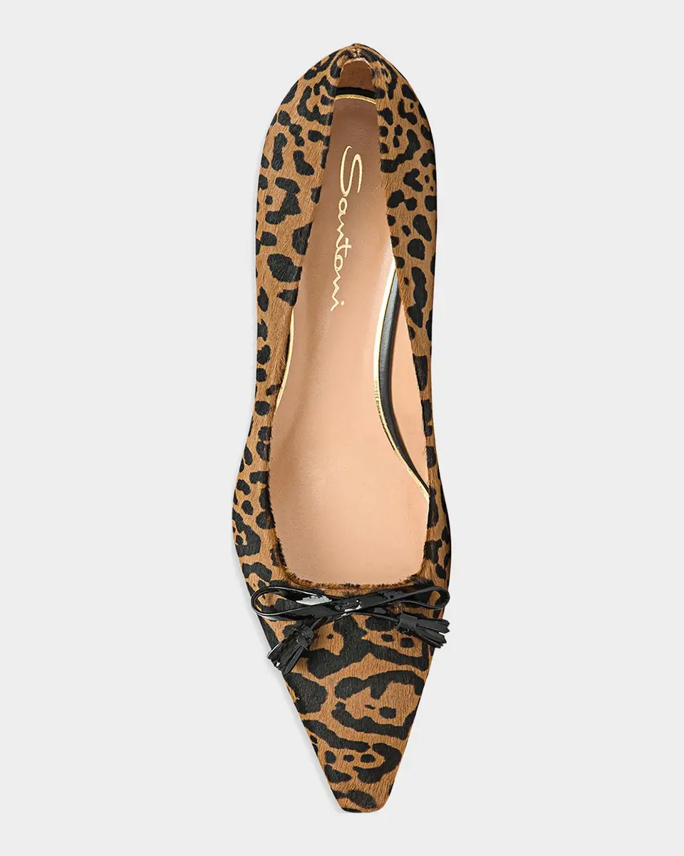 Santoni Adri 55MM Leopard-Print Calf Hair Pumps | Thumbnail 4 Santoni Adri 55MM Leopard-Print Calf Hair Pumps | Thumbnail 4