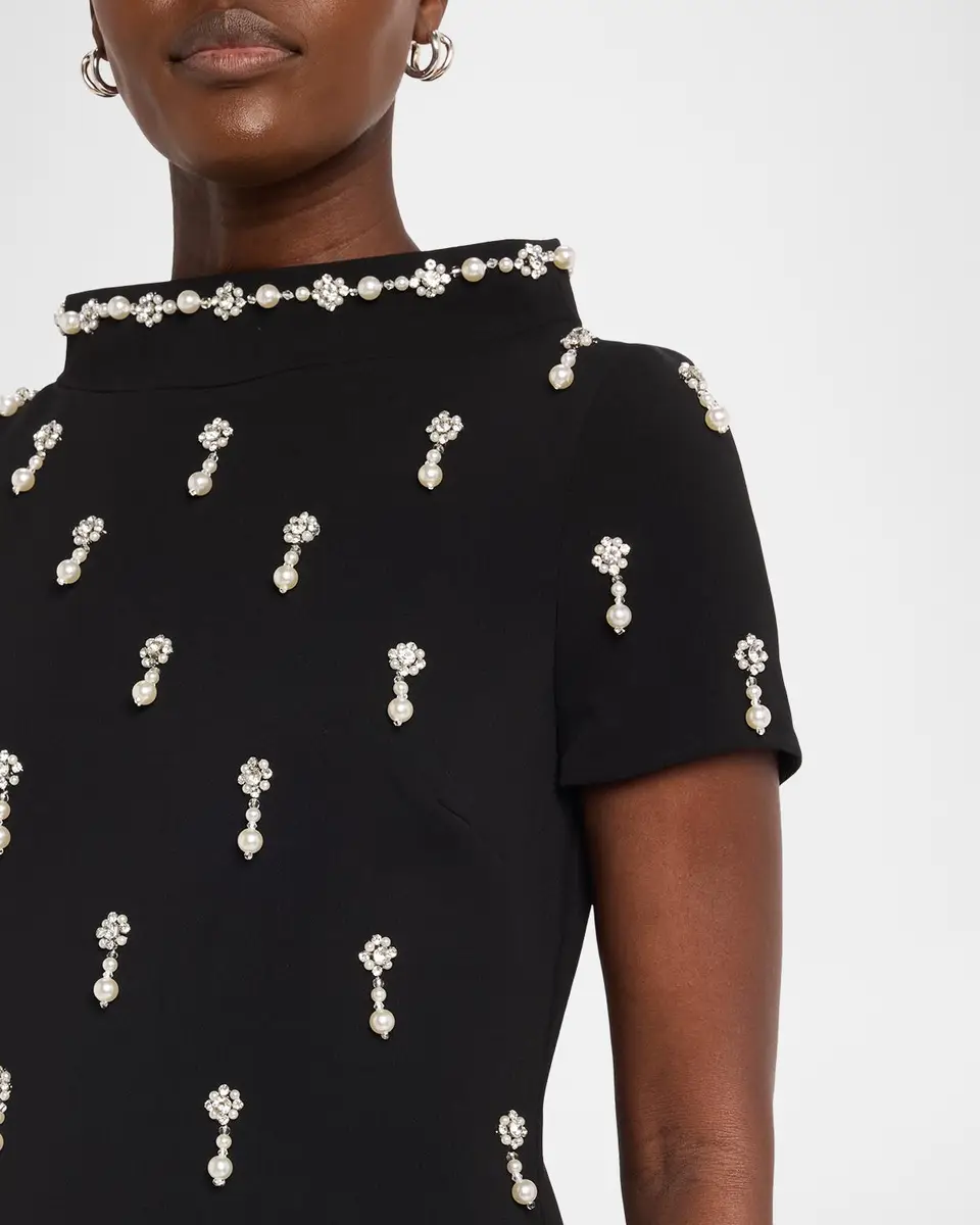 BADGLEY MISCHKA Crystal Embellished Mermaid Gown | Thumbnail 5