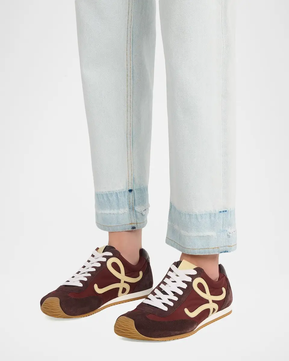 Loewe Ballet Runner 2.0 Mixed Leather Sneakers | Thumbnail 2 Loewe Ballet Runner 2.0 Mixed Leather Sneakers | Thumbnail 2