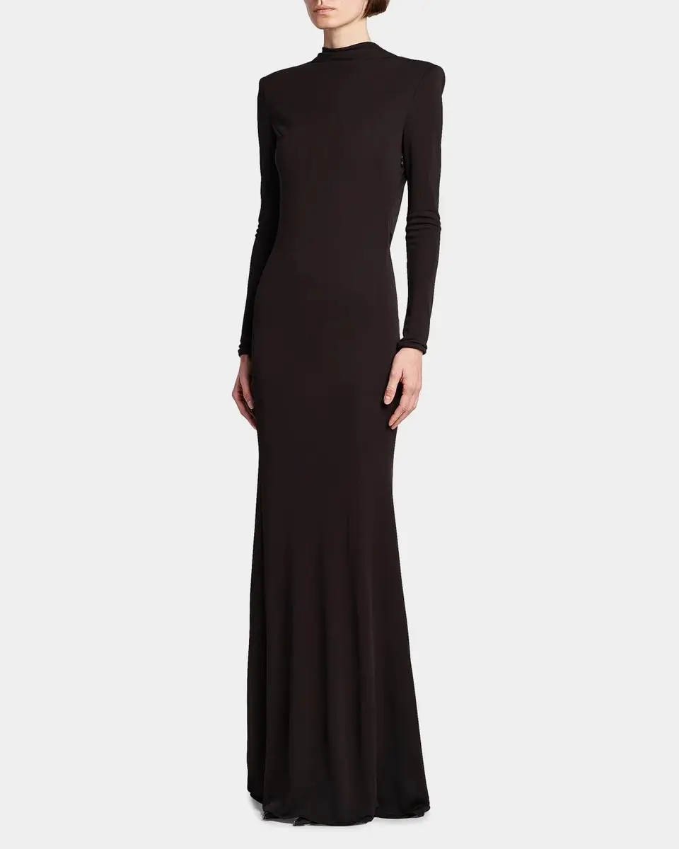 Tom Ford Crepe Jersey Cut-Out Back Gown | Thumbnail 6