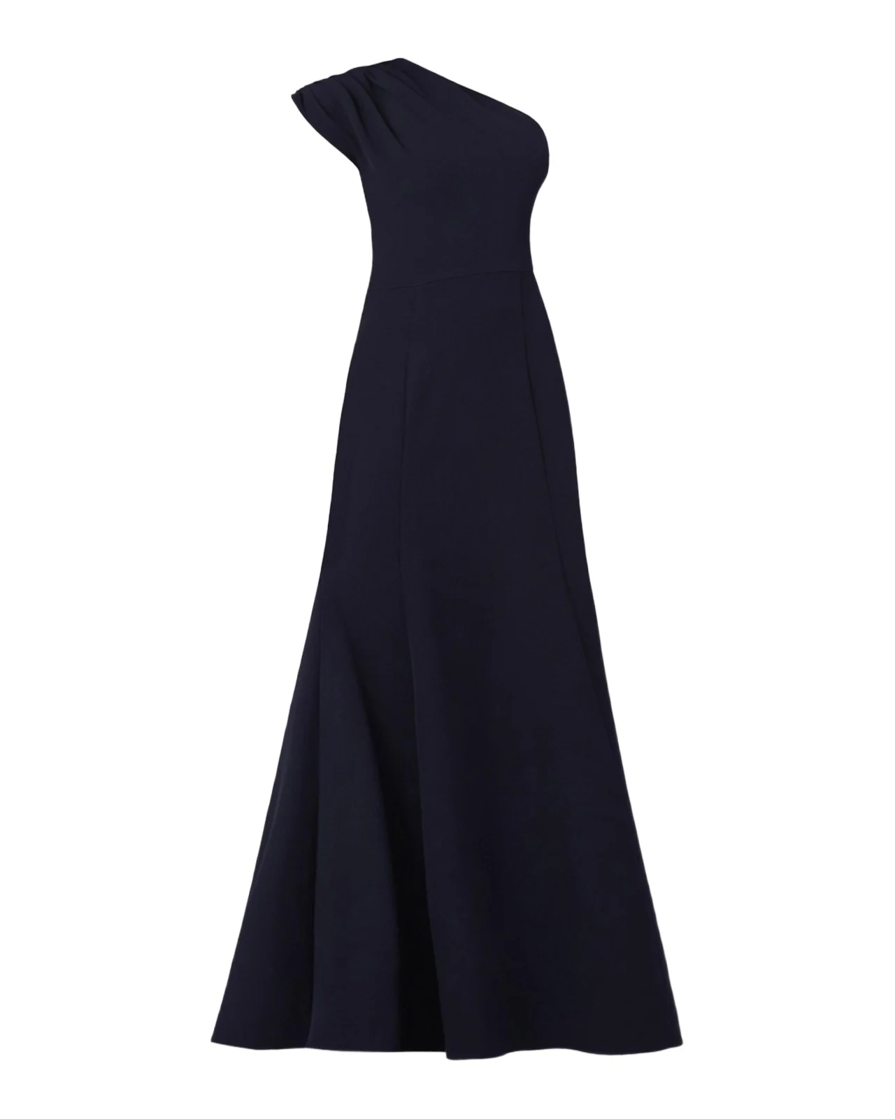 Carley Stretch-Crepe One-Shoulder A-Line Gown Carley Stretch-Crepe One-Shoulder A-Line Gown