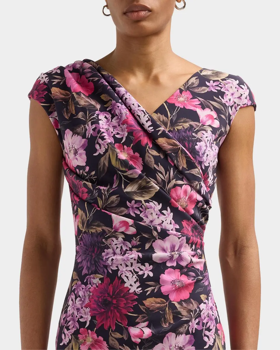 Chiara Boni La Petite Robe Dids Floral Jersey Midi Dress | Thumbnail 5 Chiara Boni La Petite Robe Dids Floral Jersey Midi Dress | Thumbnail 5