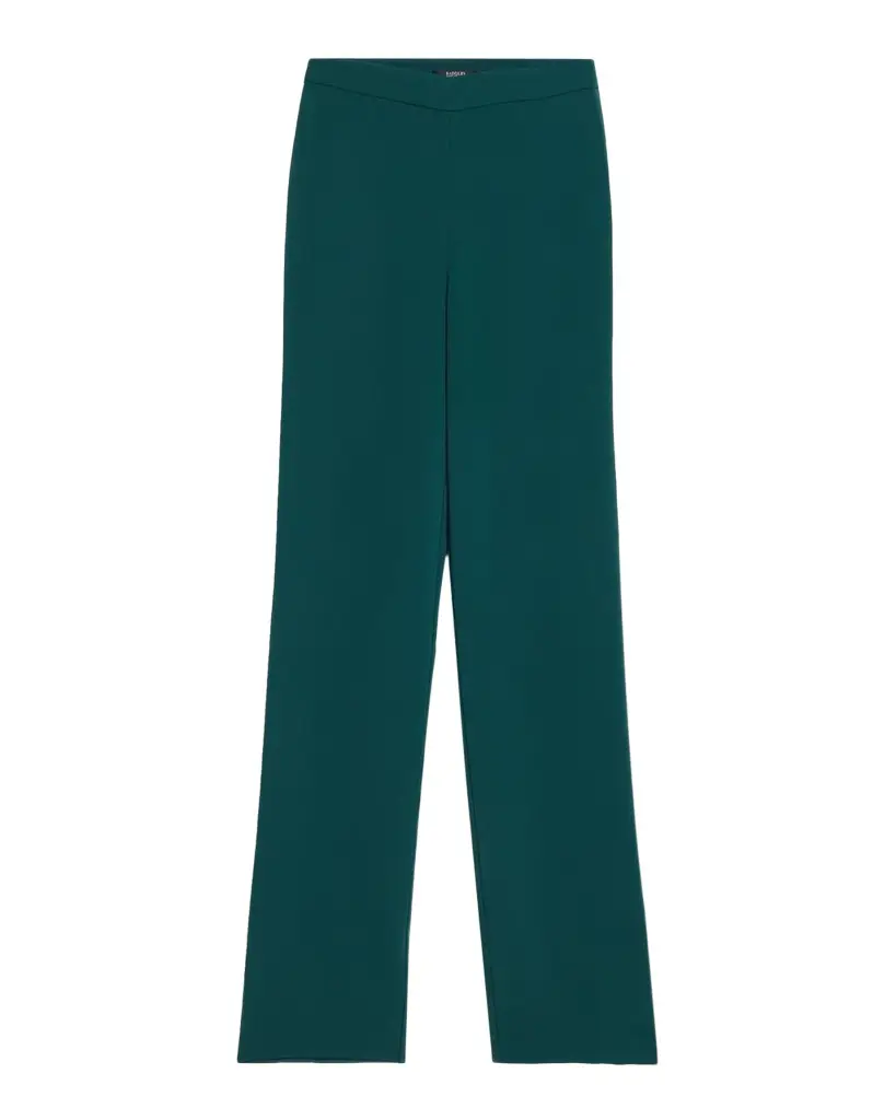 BADGLEY MISCHKA Straight-Leg Crepe Pants