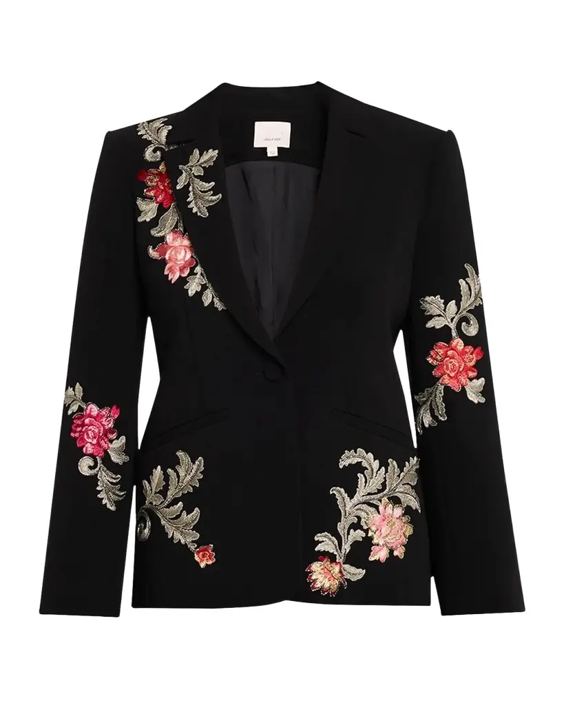 Cinq à Sept Karlie Rococo Embroidered Blazer