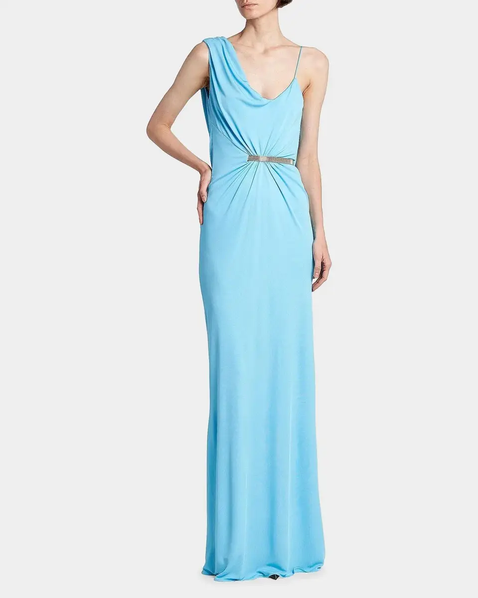 Tom Ford Crepe Jersey Asymmetric Evening Gown | Thumbnail 2