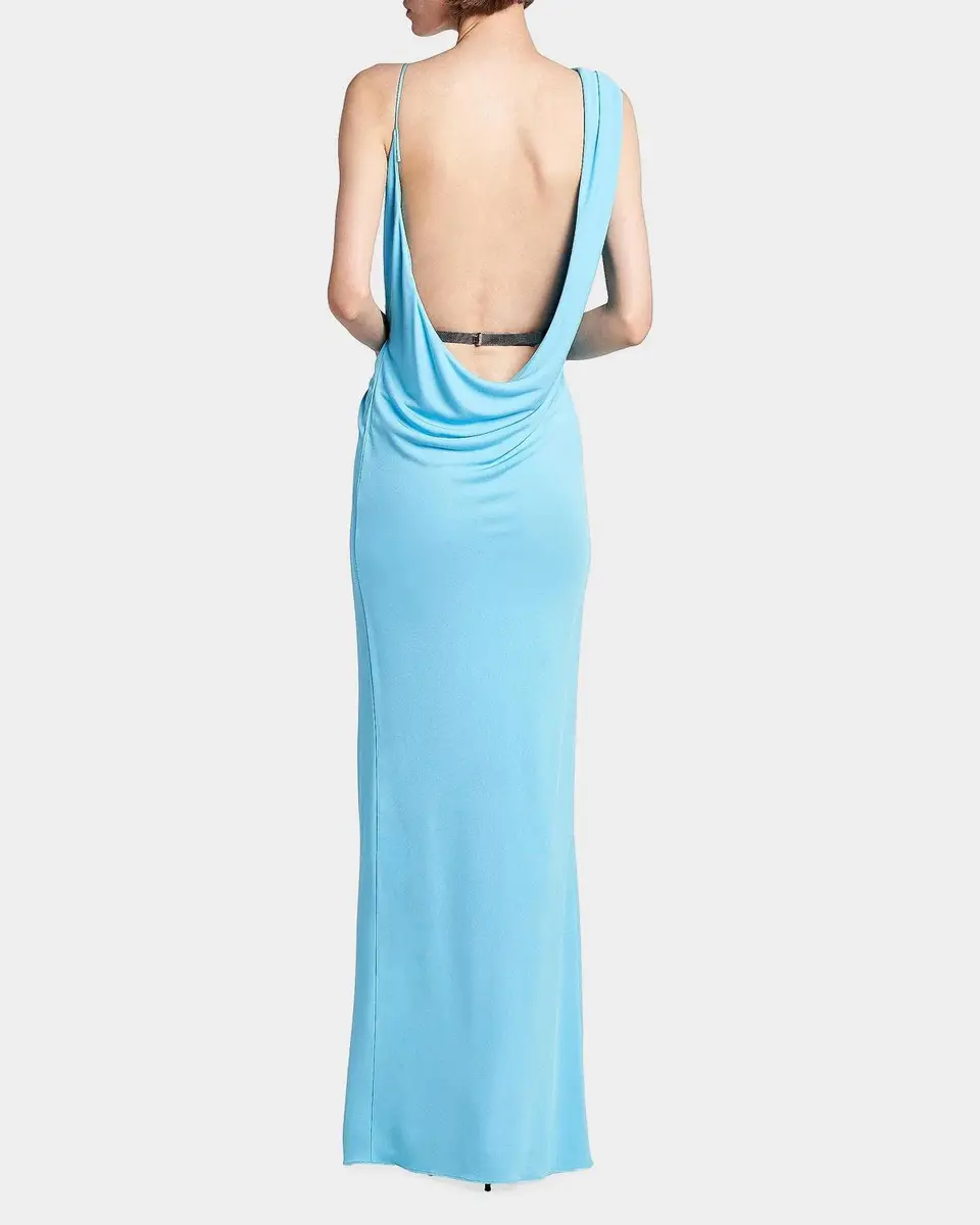Tom Ford Crepe Jersey Asymmetric Evening Gown | Thumbnail 3