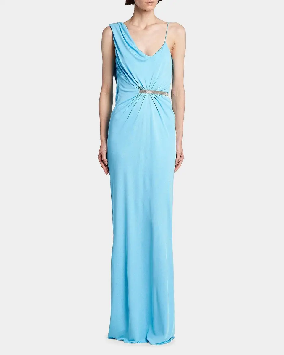 Tom Ford Crepe Jersey Asymmetric Evening Gown | Thumbnail 4