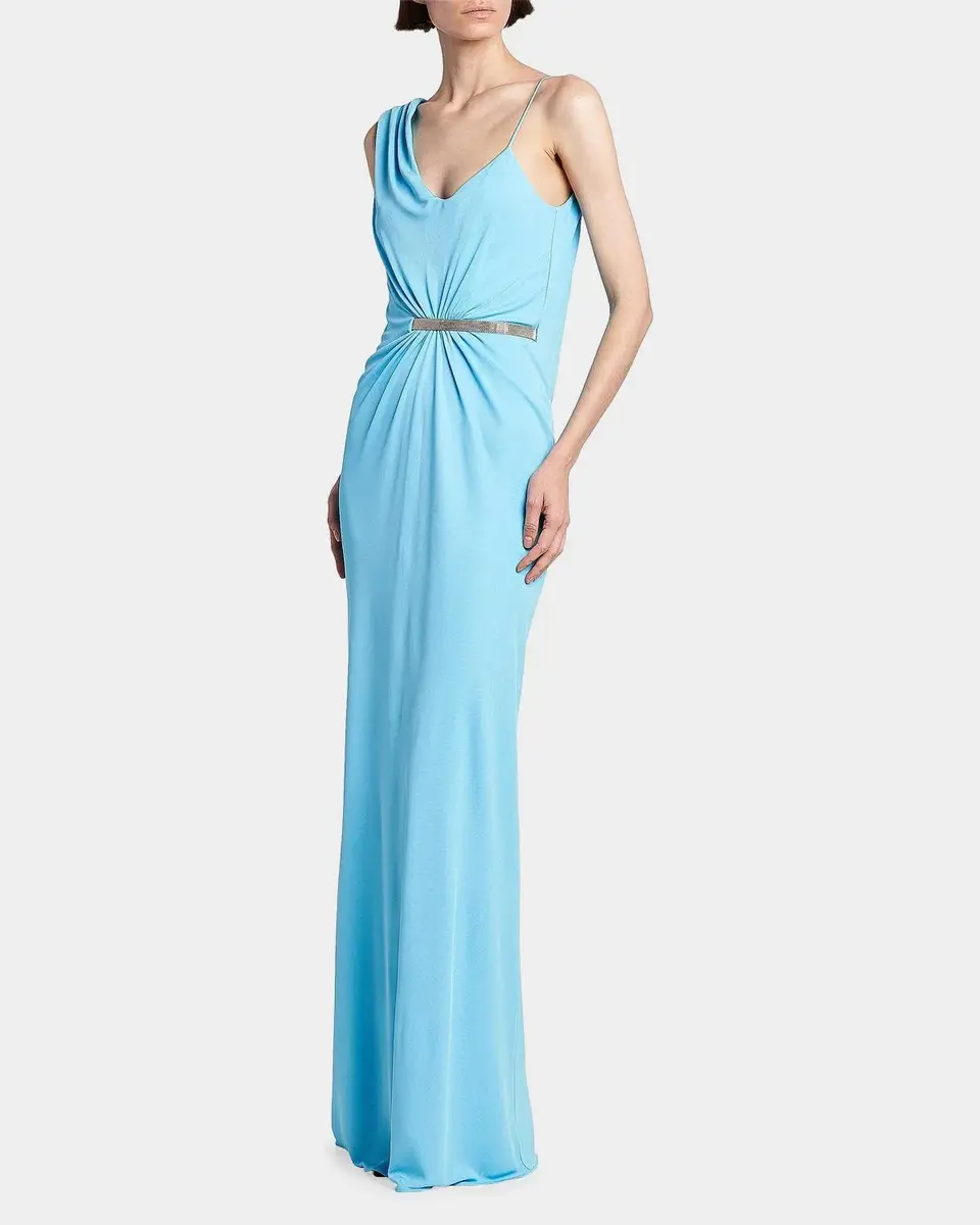 Tom Ford Crepe Jersey Asymmetric Evening Gown | Thumbnail 6