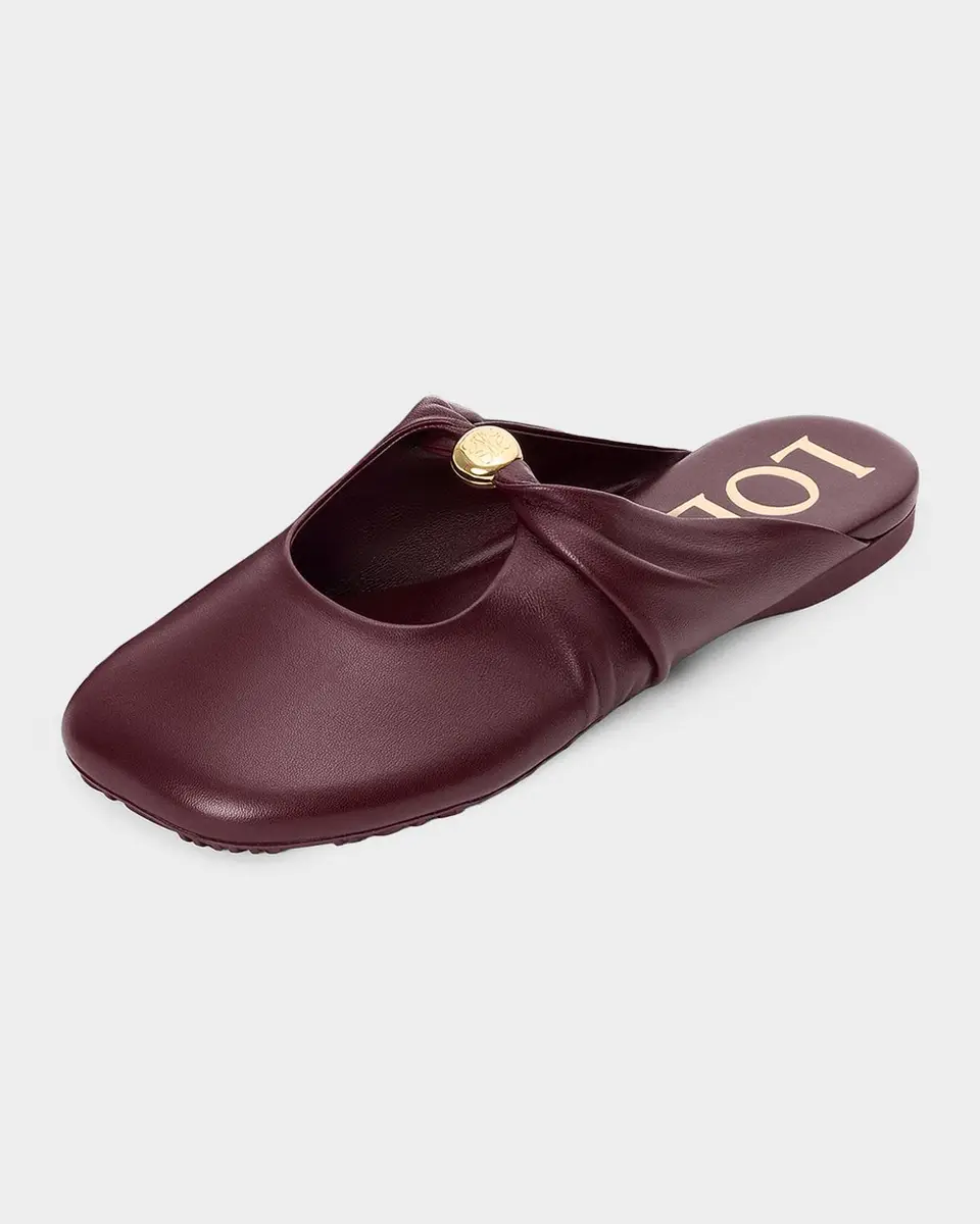 Loewe Pebble Soft Leather Mules | Thumbnail 5 Loewe Pebble Soft Leather Mules | Thumbnail 5