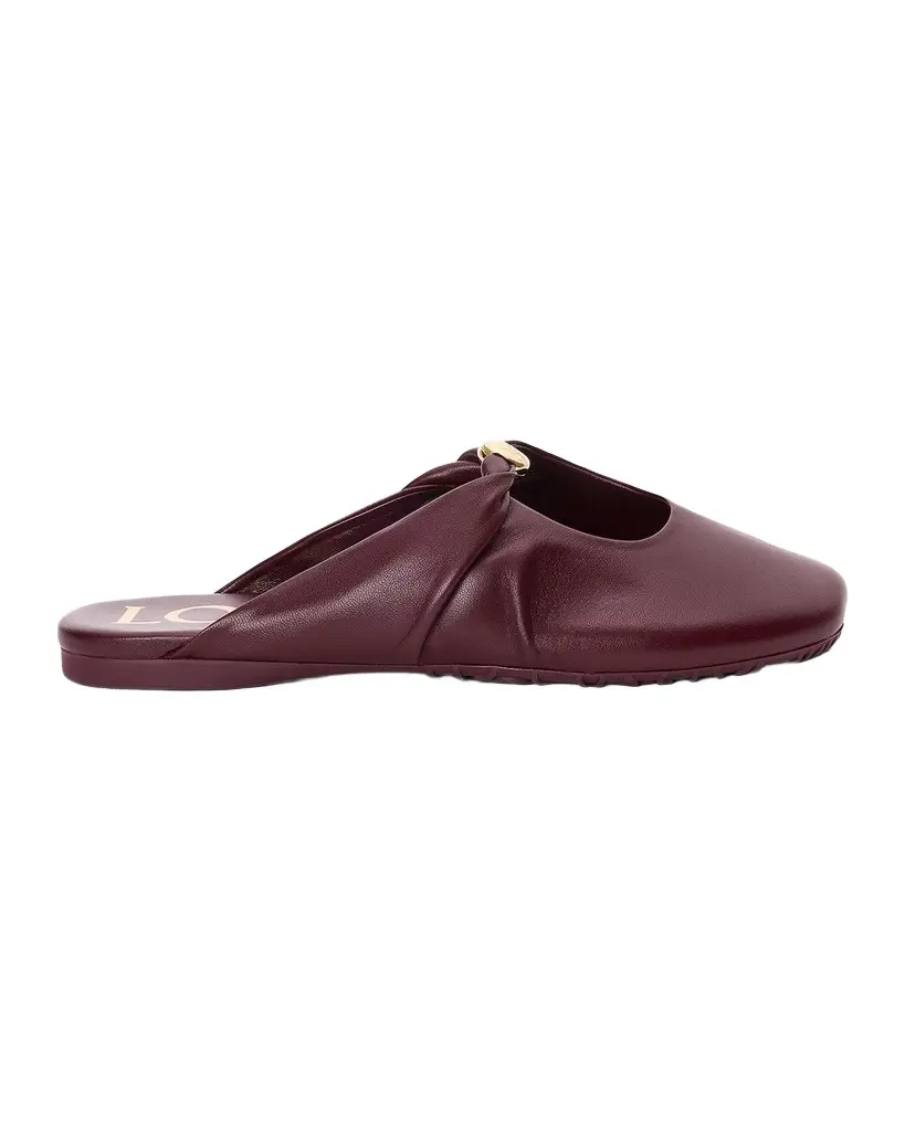 Loewe Pebble Soft Leather Mules