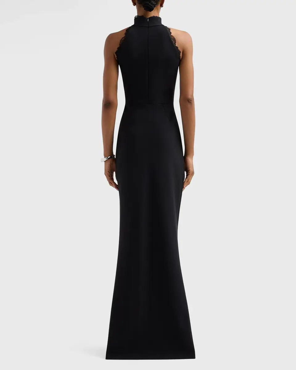 Chiara Boni La Petite Robe Kyomi Draped Column Gown | Thumbnail 3
