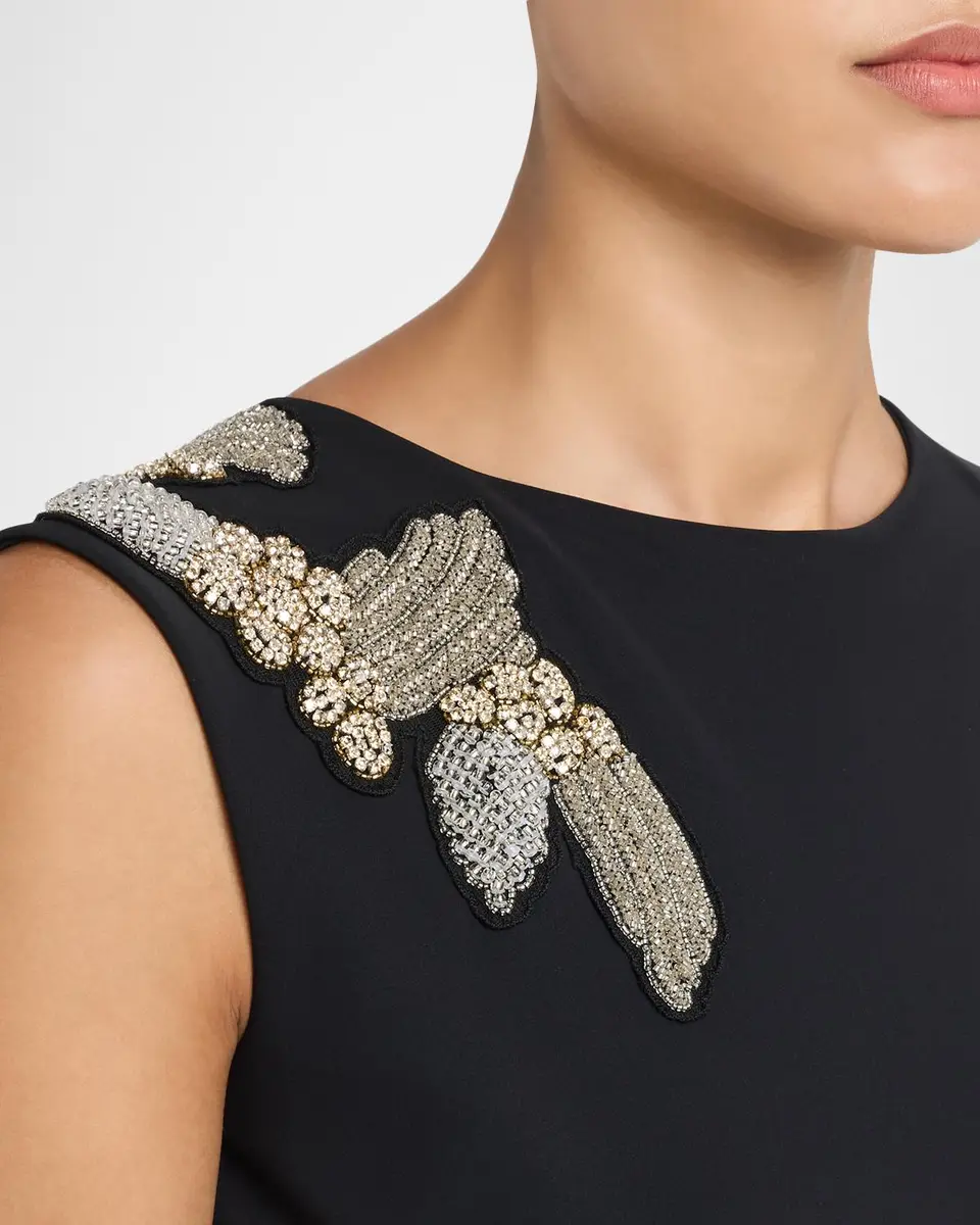 Chiara Boni La Petite Robe Doradus Beaded Midi Sheath | Thumbnail 5 Chiara Boni La Petite Robe Doradus Beaded Midi Sheath | Thumbnail 5