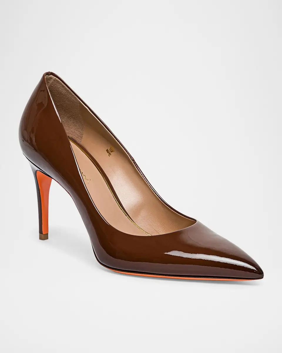 Santoni 85mm Patent Leather Pumps | Thumbnail 2 Santoni 85mm Patent Leather Pumps | Thumbnail 2