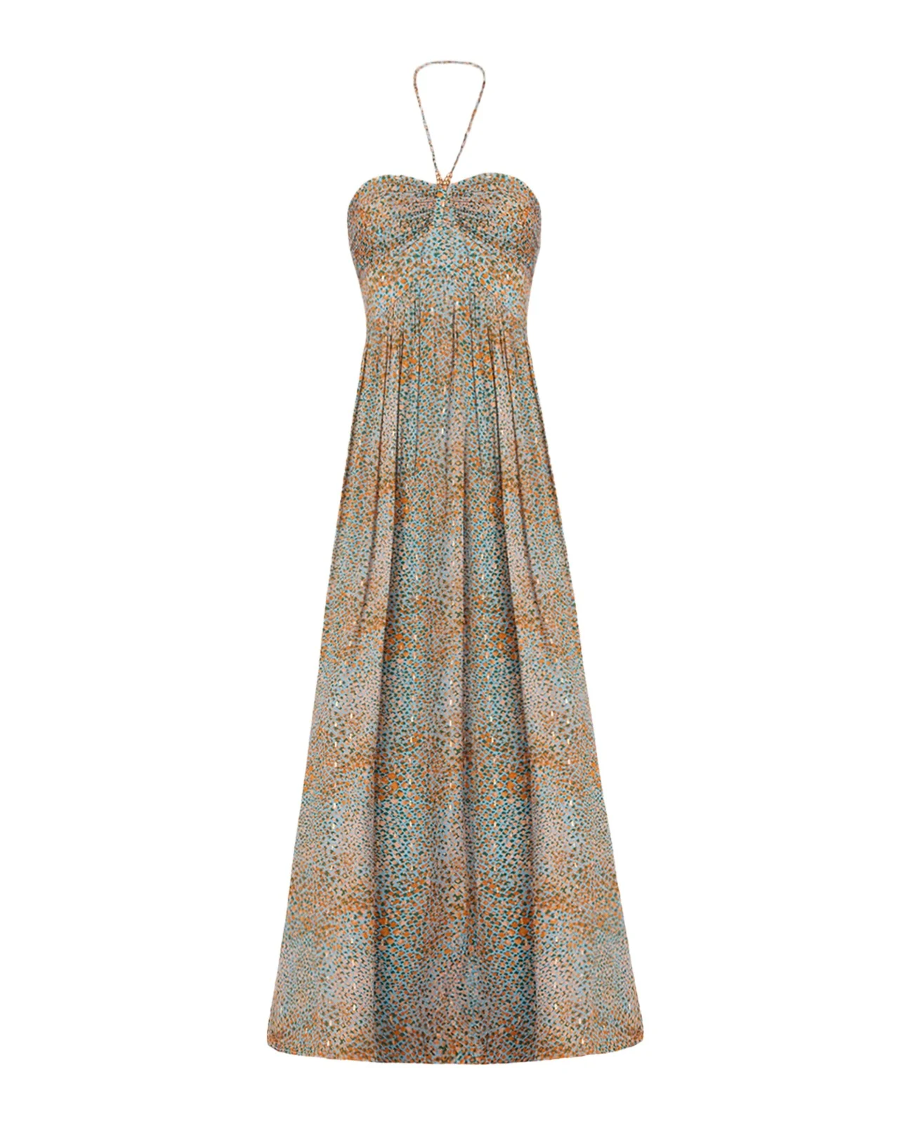 Grace Cip-Dot Halterneck A-line Gown Grace Cip-Dot Halterneck A-line Gown