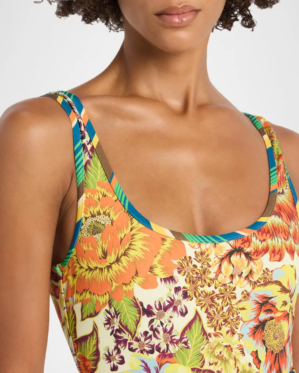 ALÉMAIS Charlie Floral Belted One-Piece Swimsuit | Thumbnail 4 ALÉMAIS Charlie Floral Belted One-Piece Swimsuit | Thumbnail 4