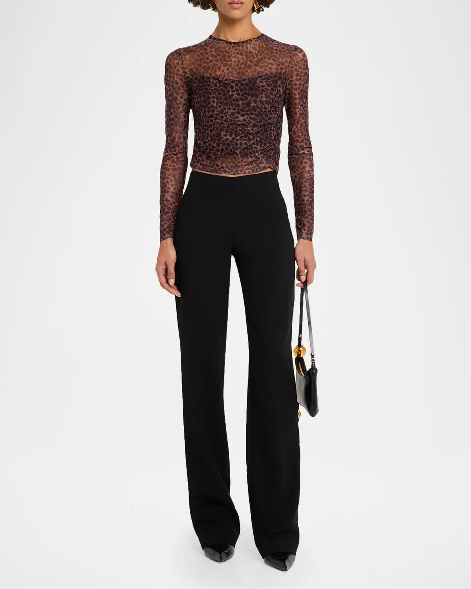 Generation Love Vivi Leopard-Print Mesh Top | Thumbnail 2 Generation Love Vivi Leopard-Print Mesh Top | Thumbnail 2