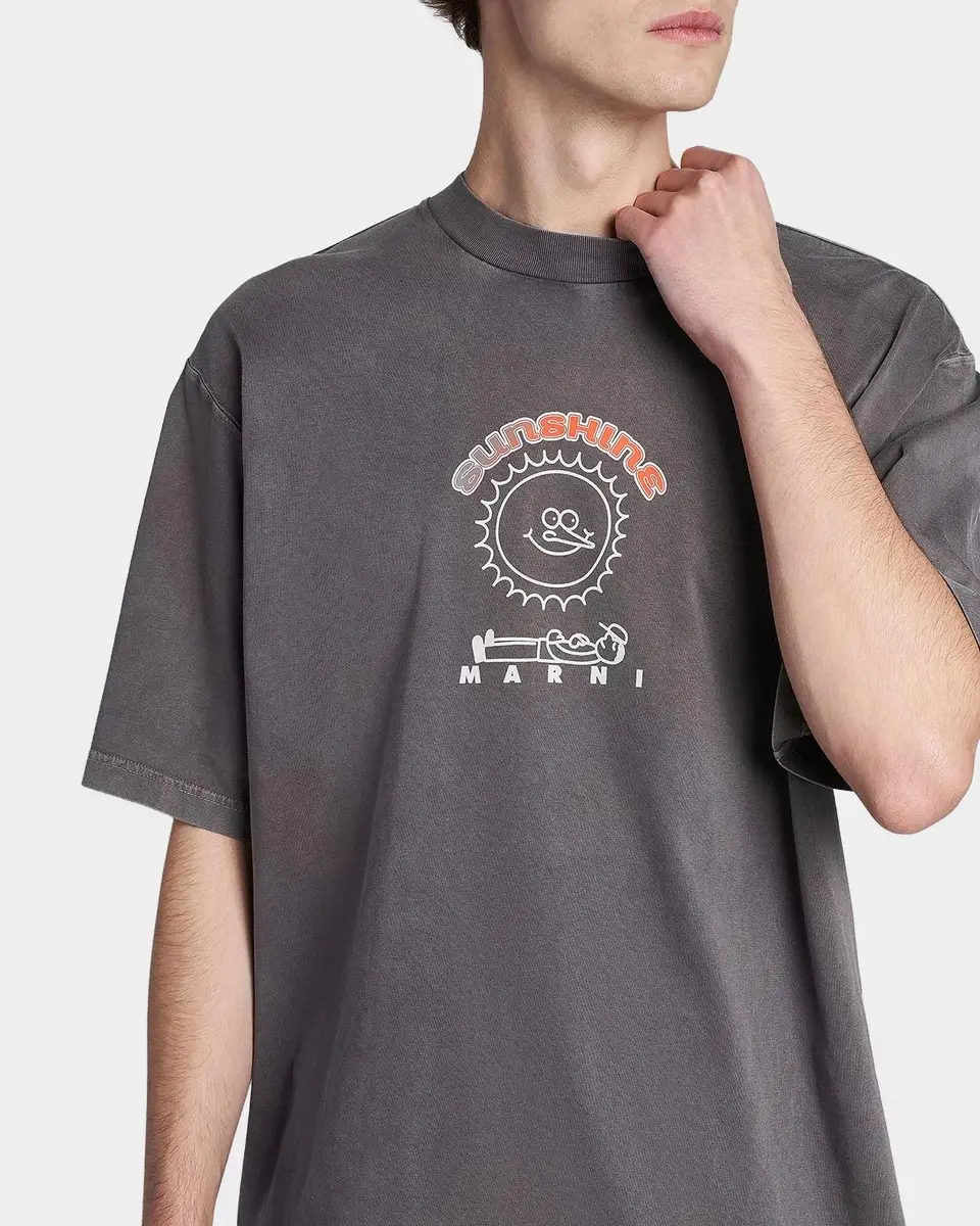 Marni Sunshine Relaxed-Fit Crewneck T-Shirt | Thumbnail 4