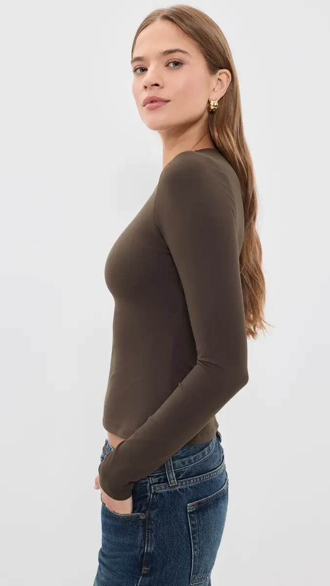 susana monaco Essential Crew Top | Thumbnail 4