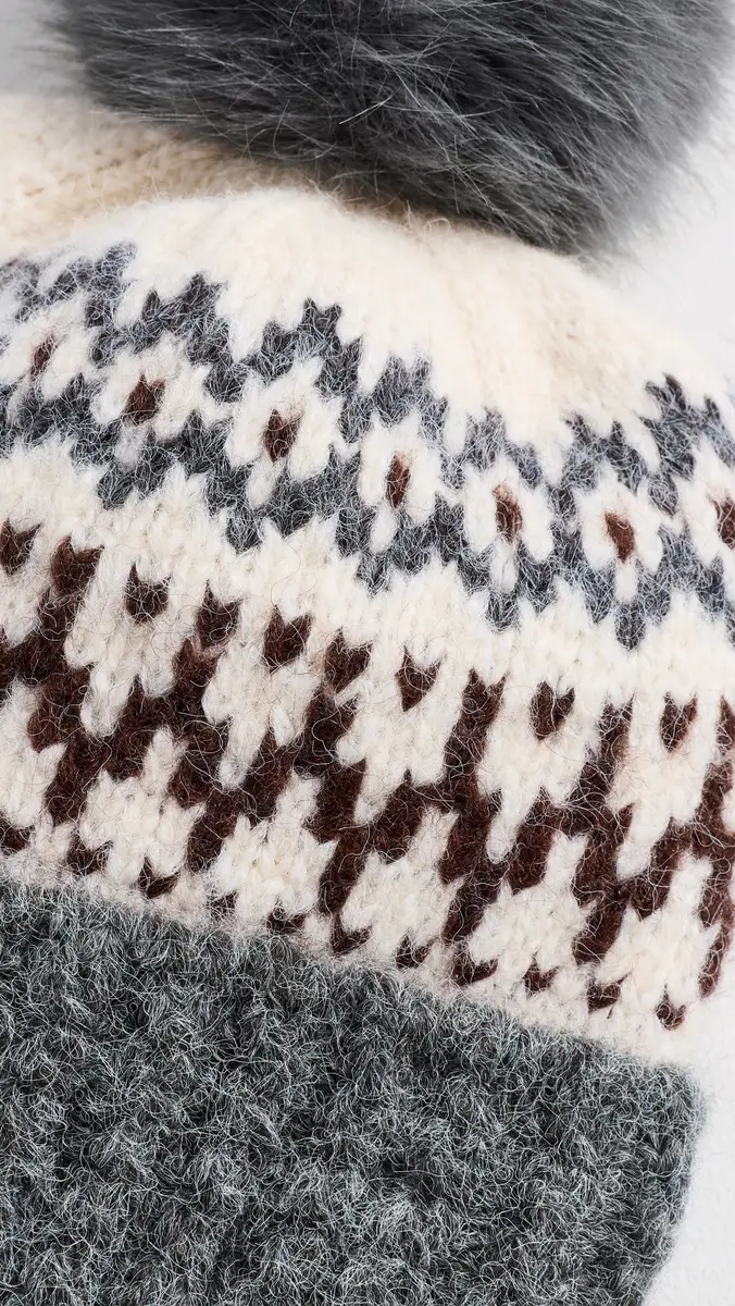 Hat Attack Fair Isle Knit Beanie | Thumbnail 4 Hat Attack Fair Isle Knit Beanie | Thumbnail 4
