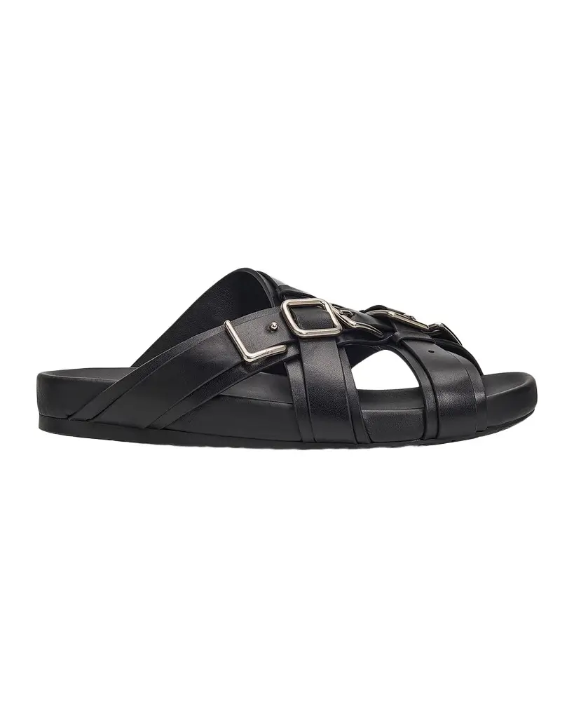 Loewe Men's Type Fussbett Leather Sandals | Image 1 Loewe Men's Type Fussbett Leather Sandals | Image 1
