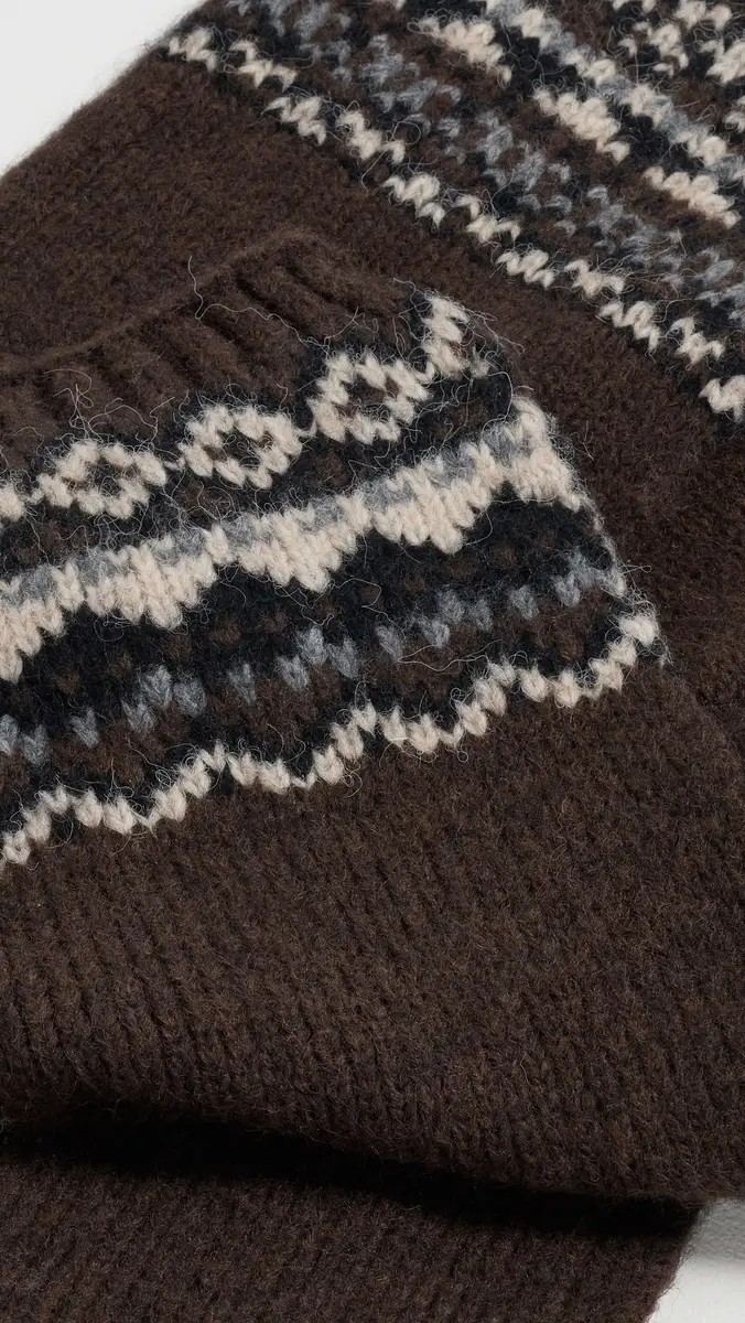 Hat Attack Fair Isle Knit Scarf | Thumbnail 4