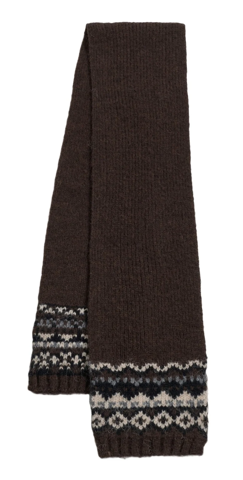 Fair Isle Knit Scarf