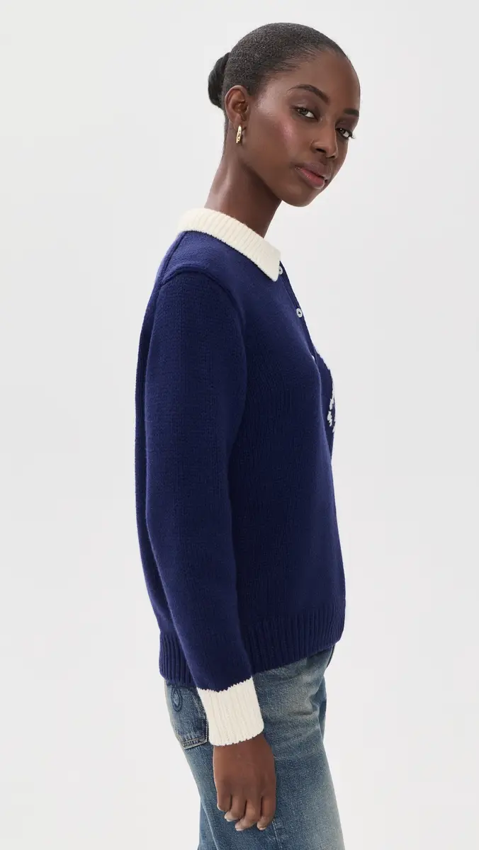 Polo Ralph Lauren Wool Long Sleeve Polo Pullover | Thumbnail 4 Polo Ralph Lauren Wool Long Sleeve Polo Pullover | Thumbnail 4