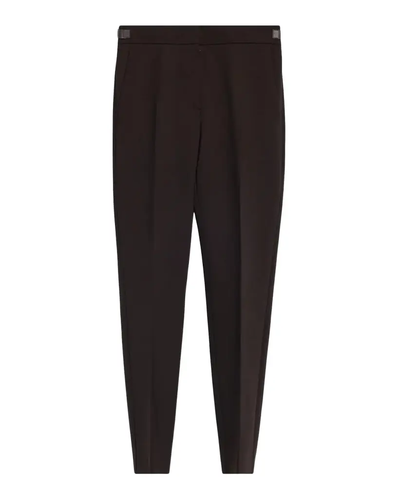 Max Mara Stretch Virgin Wool Tapered-Leg Trousers | Image 1 Max Mara Stretch Virgin Wool Tapered-Leg Trousers | Image 1