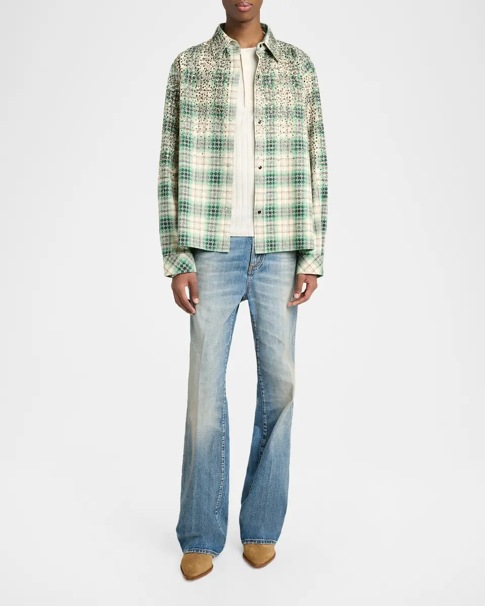 AMIRI Men's MA Fit Faded Denim Jeans | Thumbnail 2 AMIRI Men's MA Fit Faded Denim Jeans | Thumbnail 2