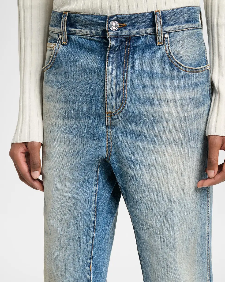 AMIRI Men's MA Fit Faded Denim Jeans | Thumbnail 5 AMIRI Men's MA Fit Faded Denim Jeans | Thumbnail 5