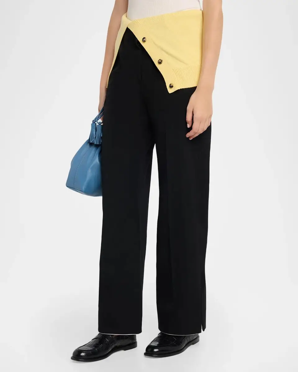 Loewe Removable-Flap Wool-Cotton Trousers | Thumbnail 4 Loewe Removable-Flap Wool-Cotton Trousers | Thumbnail 4