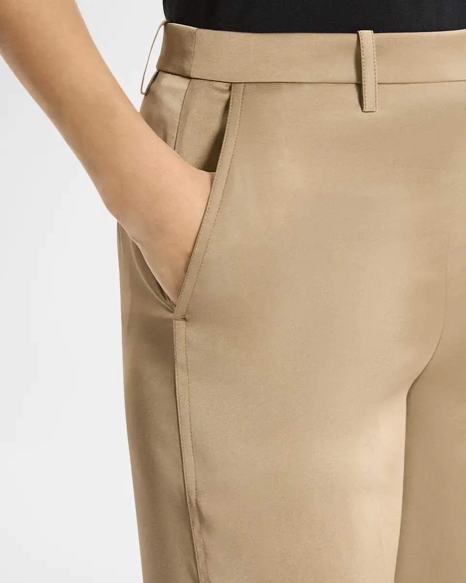 Theory Satin Wide-Leg Pants | Thumbnail 5 Theory Satin Wide-Leg Pants | Thumbnail 5