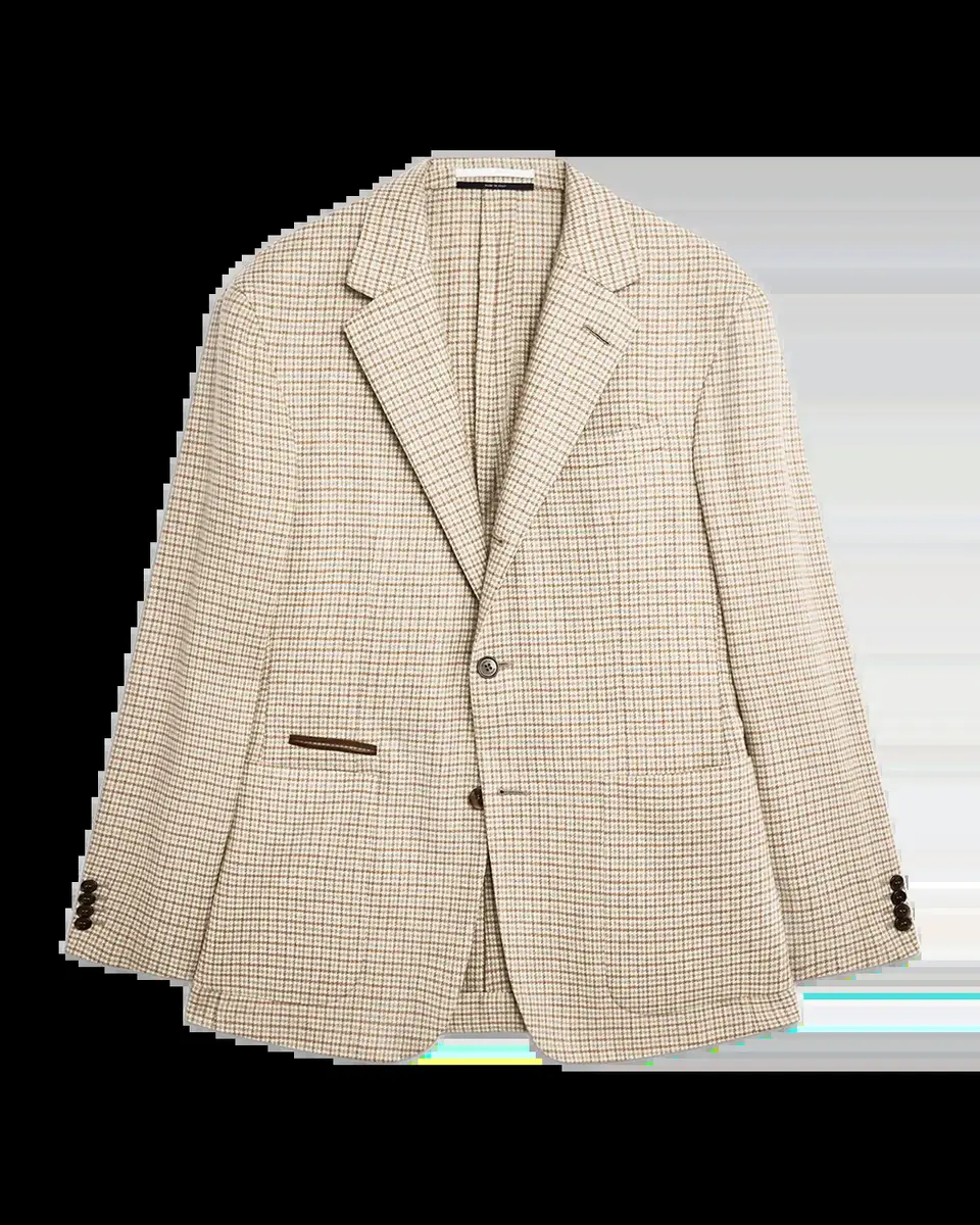 dunhill Men's Wool Houndstooth Single-Breasted Sport Coat | Thumbnail 2 dunhill Men's Wool Houndstooth Single-Breasted Sport Coat | Thumbnail 2