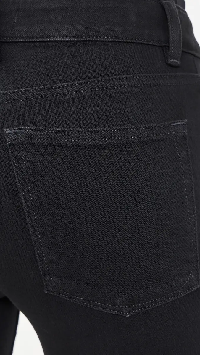 GOOD AMERICAN Soft Tech Good Legs Straight Jeans | Thumbnail 6