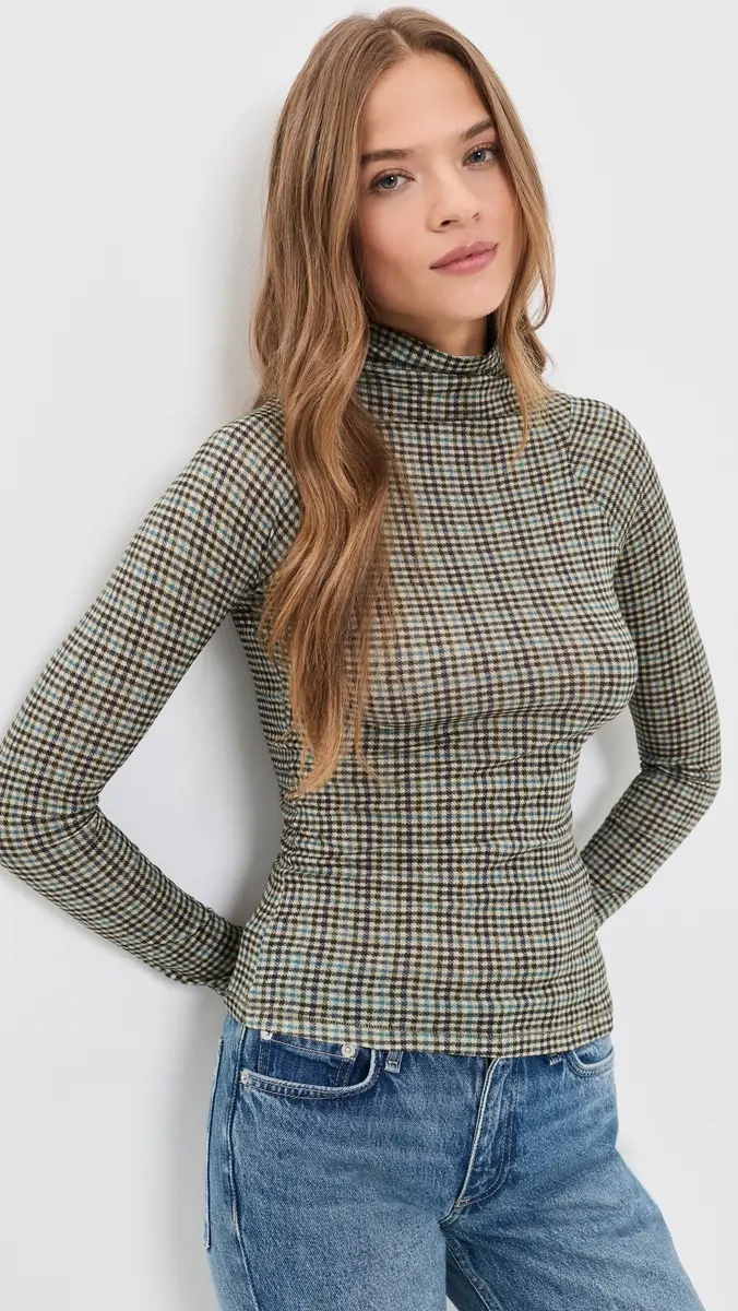 rag & bone Shaw Paneled Long Sleeve Turtleneck Tee | Thumbnail 2