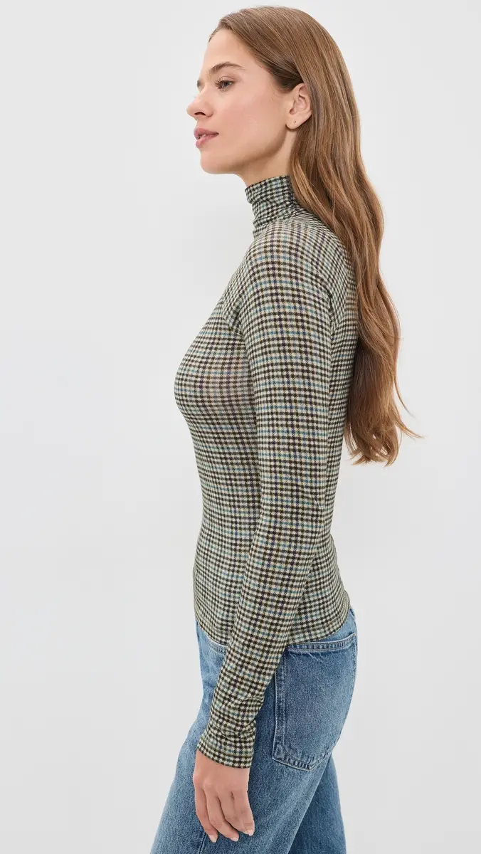 rag & bone Shaw Paneled Long Sleeve Turtleneck Tee | Thumbnail 4