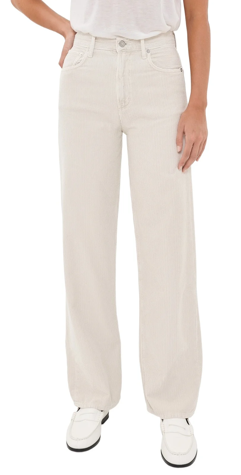 Ren High Rise Wide Leg Corduroy Pants
