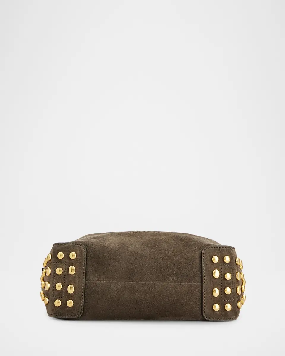 Tod's Studded Suede Hobo Bag | Thumbnail 6 Tod's Studded Suede Hobo Bag | Thumbnail 6