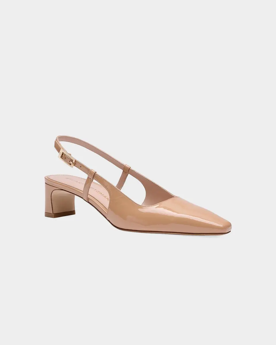 Stuart Weitzman 40mm Baby Babette Patent Leather Pumps | Thumbnail 3 Stuart Weitzman 40mm Baby Babette Patent Leather Pumps | Thumbnail 3