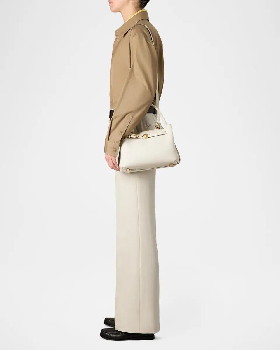 Tod's Tim T Timeless Belted Leather Top-Handle Bag | Thumbnail 8