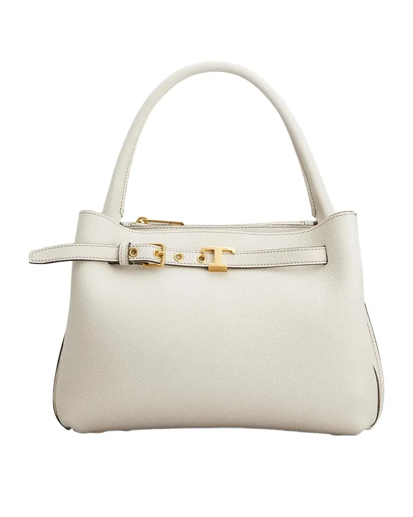Tod 's Tim T Timeless Belted Leather Top-Handle Bag | Image 1 Tod 's Tim T Timeless Belted Leather Top-Handle Bag | Image 1
