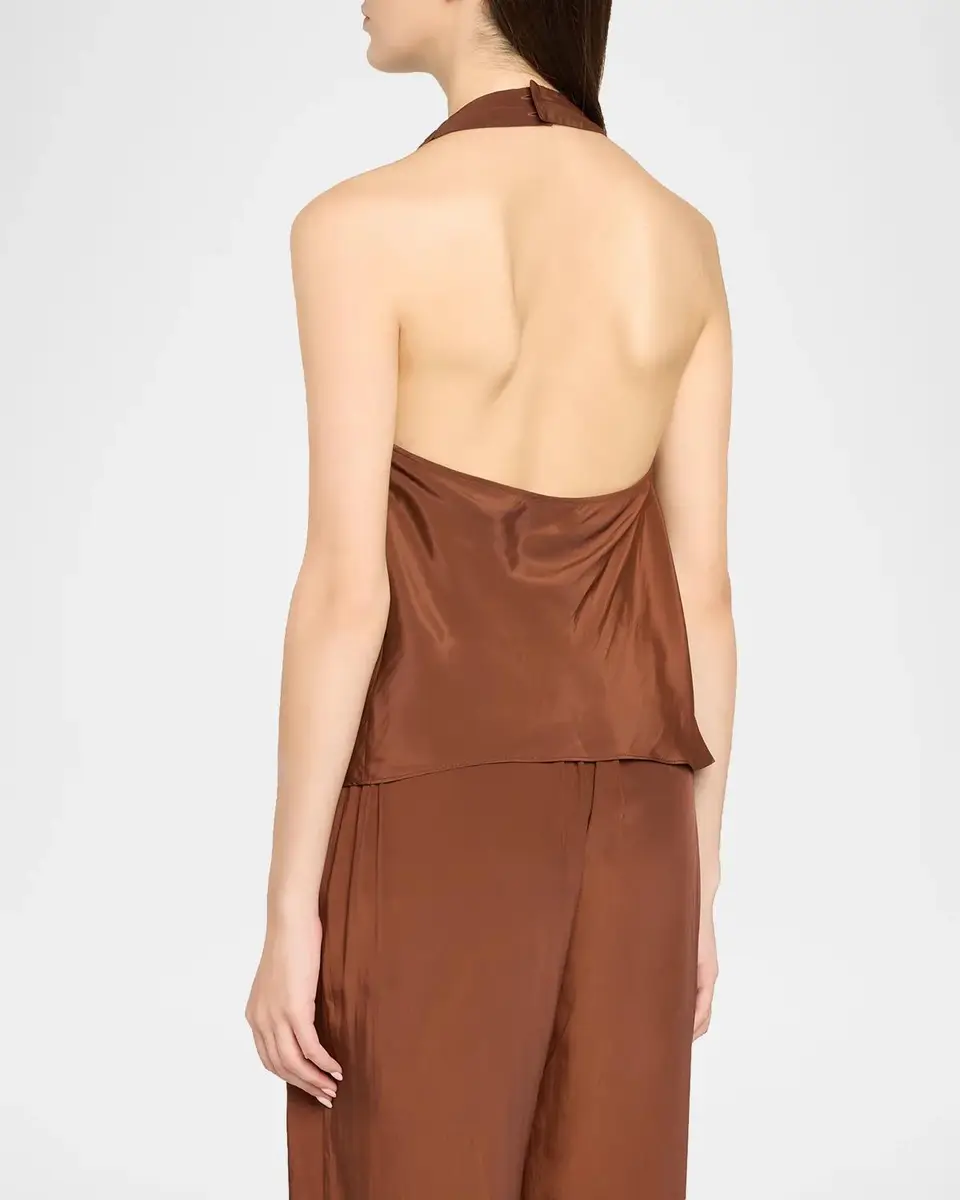 A.L.C. Ada Satin Halter Top | Thumbnail 3