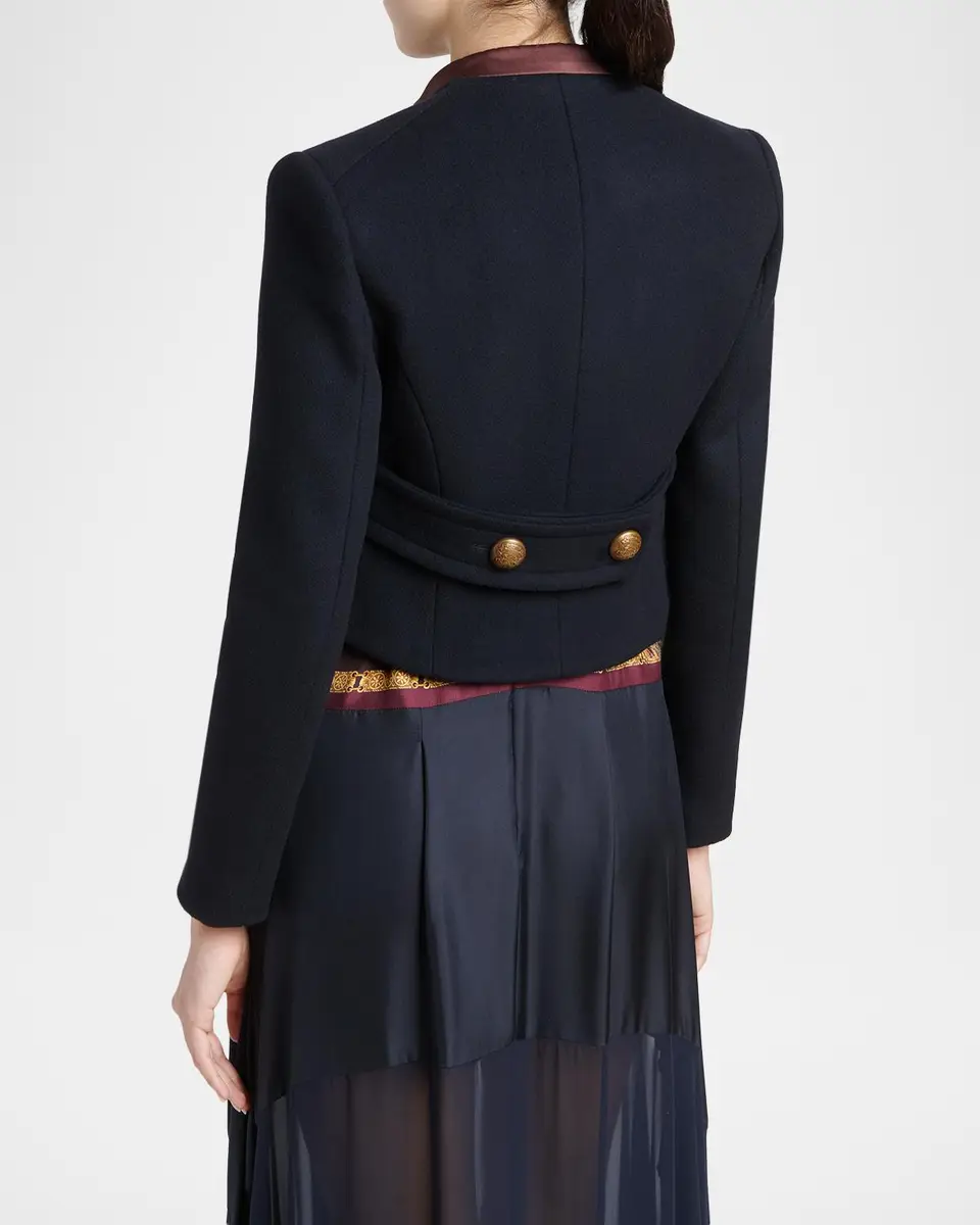 Etro Tailored Wool-Blend Jacket | Thumbnail 3 Etro Tailored Wool-Blend Jacket | Thumbnail 3