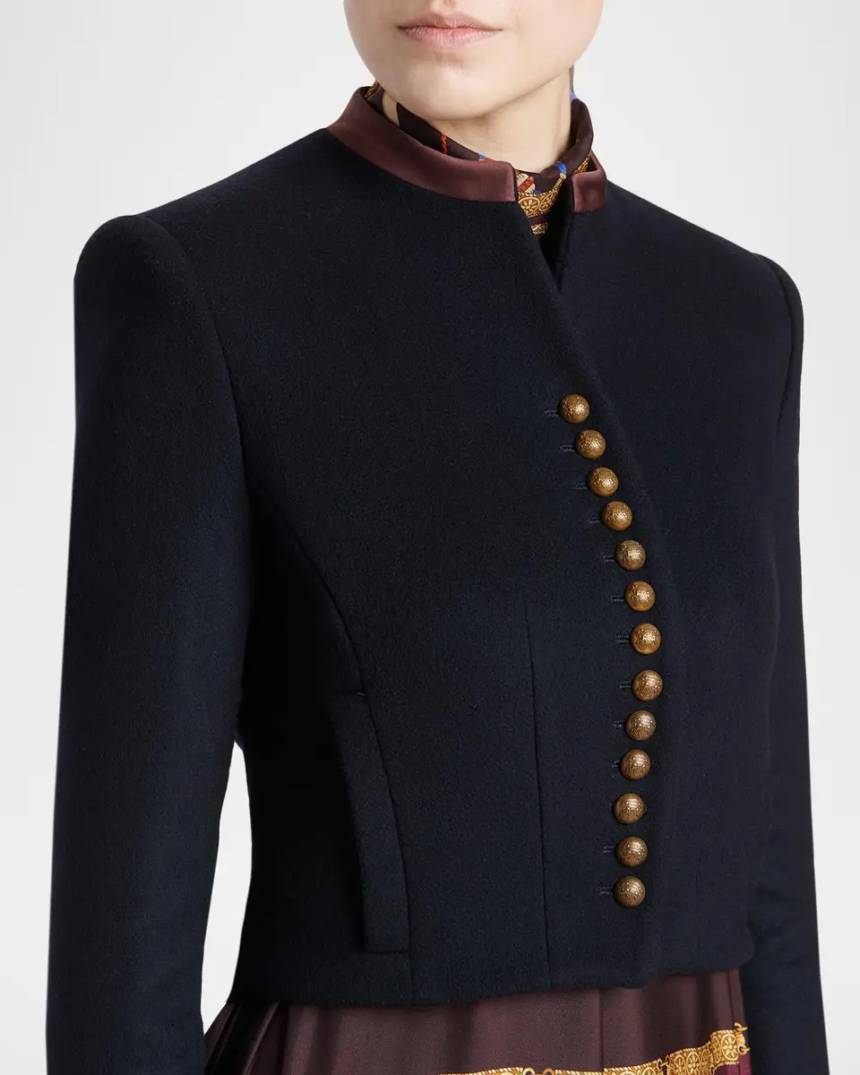 Etro Tailored Wool-Blend Jacket | Thumbnail 5 Etro Tailored Wool-Blend Jacket | Thumbnail 5