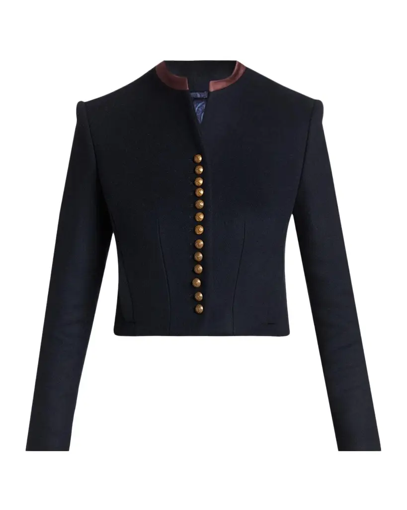 Etro Tailored Wool-Blend Jacket | Image 1 Etro Tailored Wool-Blend Jacket | Image 1