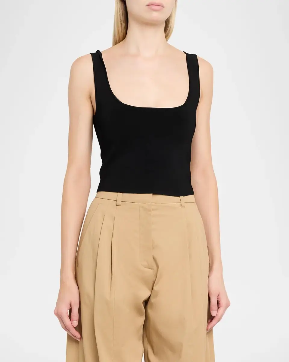 A.L.C. Farrah Cropped Tank Top | Thumbnail 4 A.L.C. Farrah Cropped Tank Top | Thumbnail 4