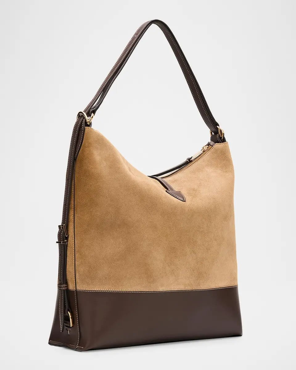 Tod's T Timeless Suede & Leather Shoulder Bag | Thumbnail 3